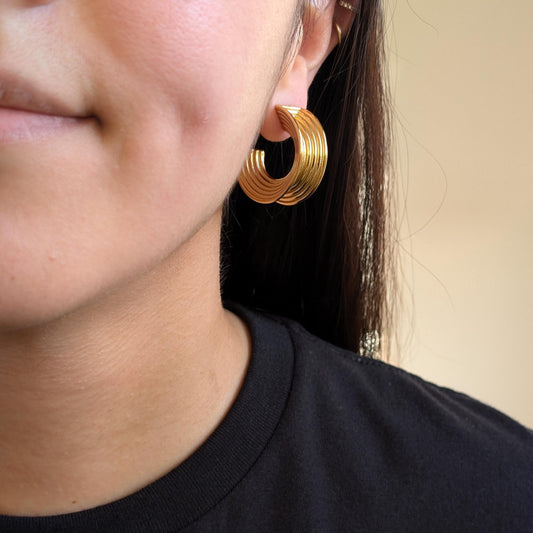 Stella Hoop Earrings