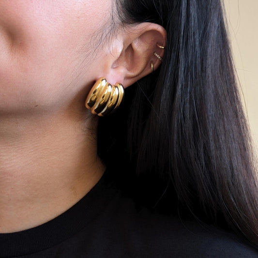 Banana Vintage Stud Earrings