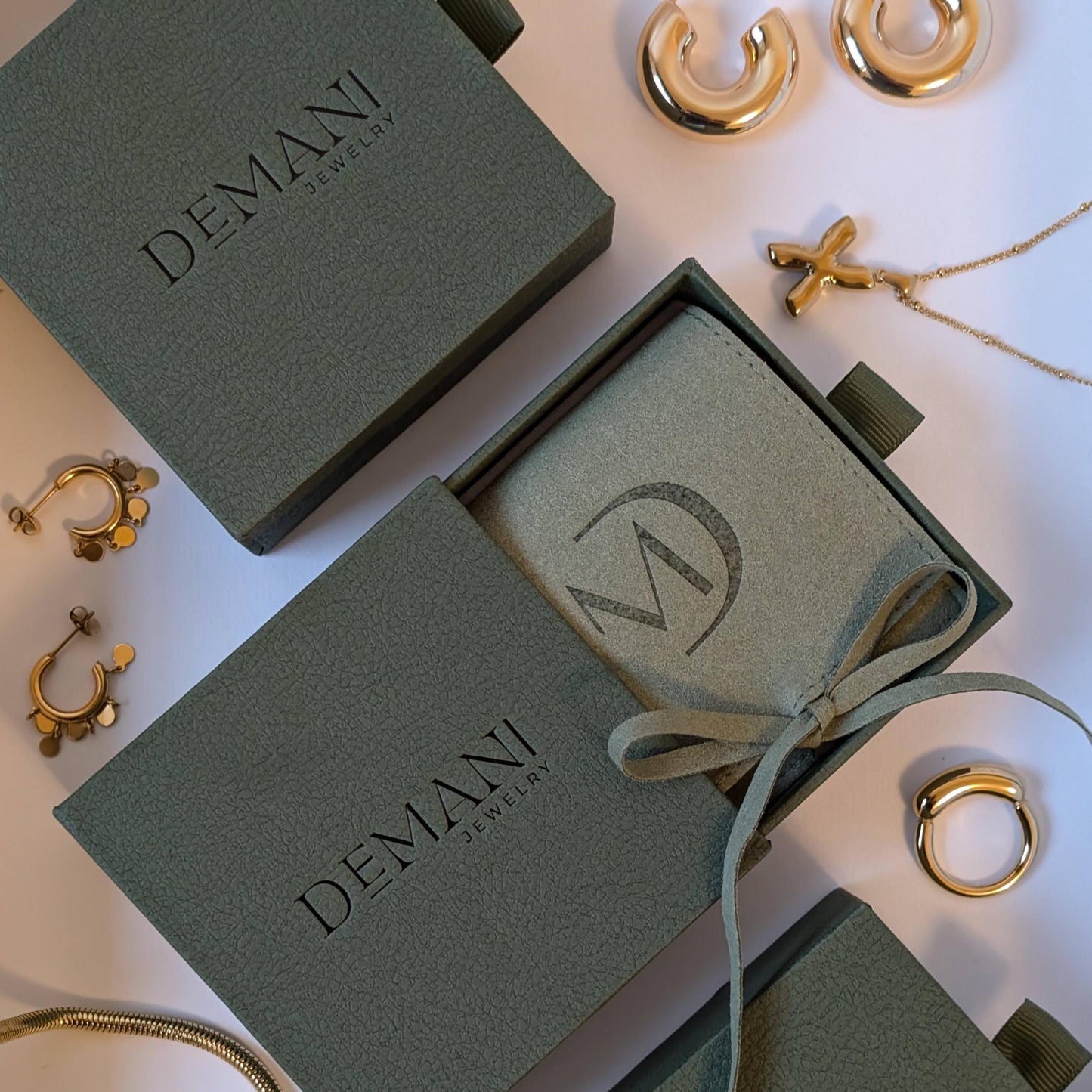 Gold Medallion Letter Necklace