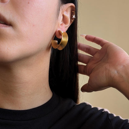 Stella Hoop Earrings