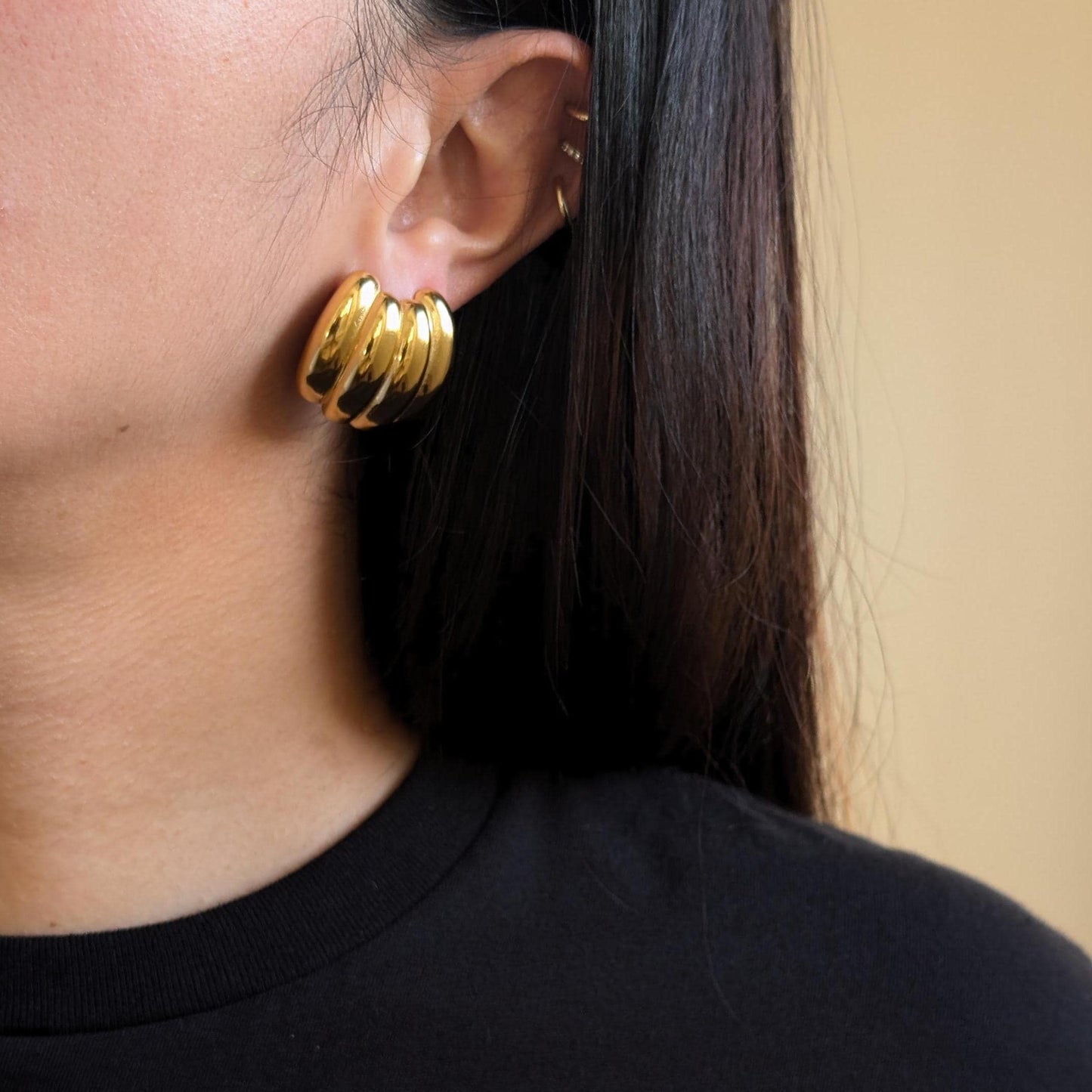 Banana Vintage Stud Earrings