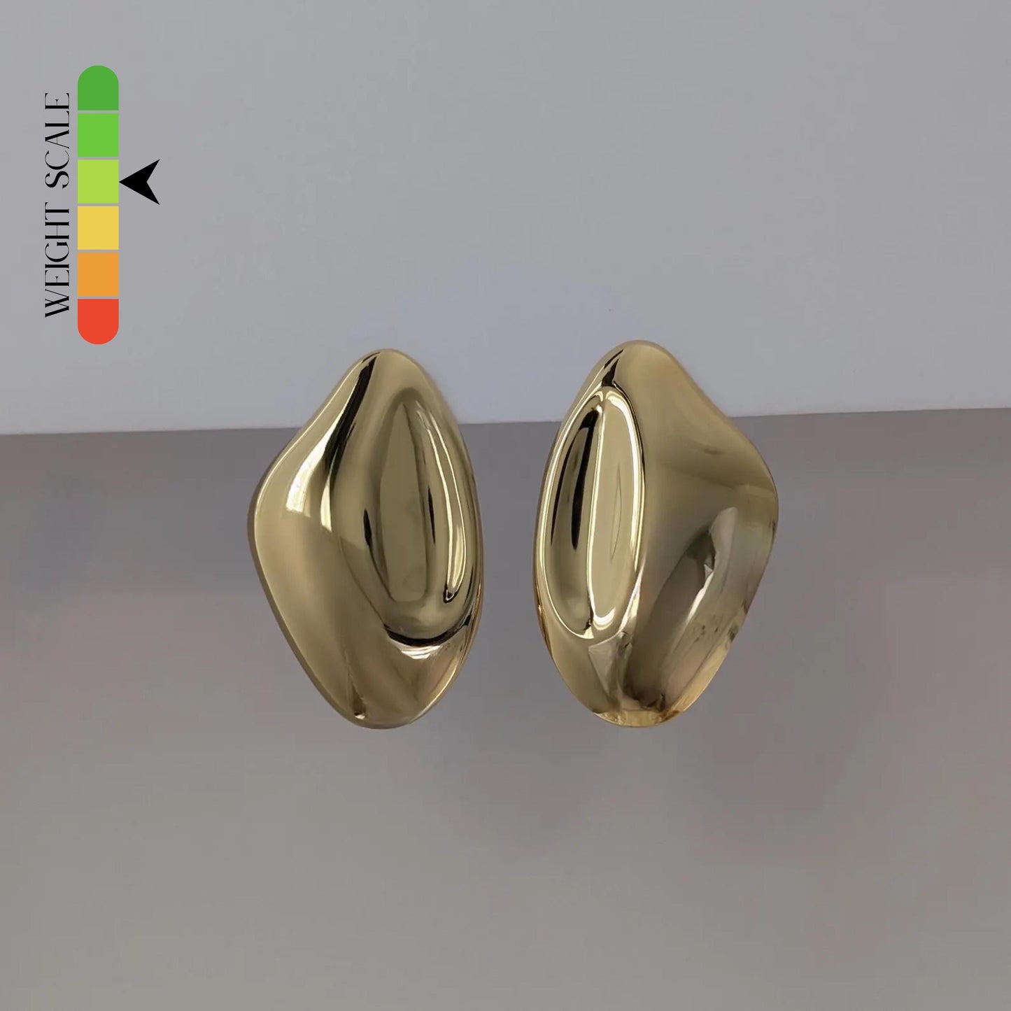 Oyster Earrings - Gold