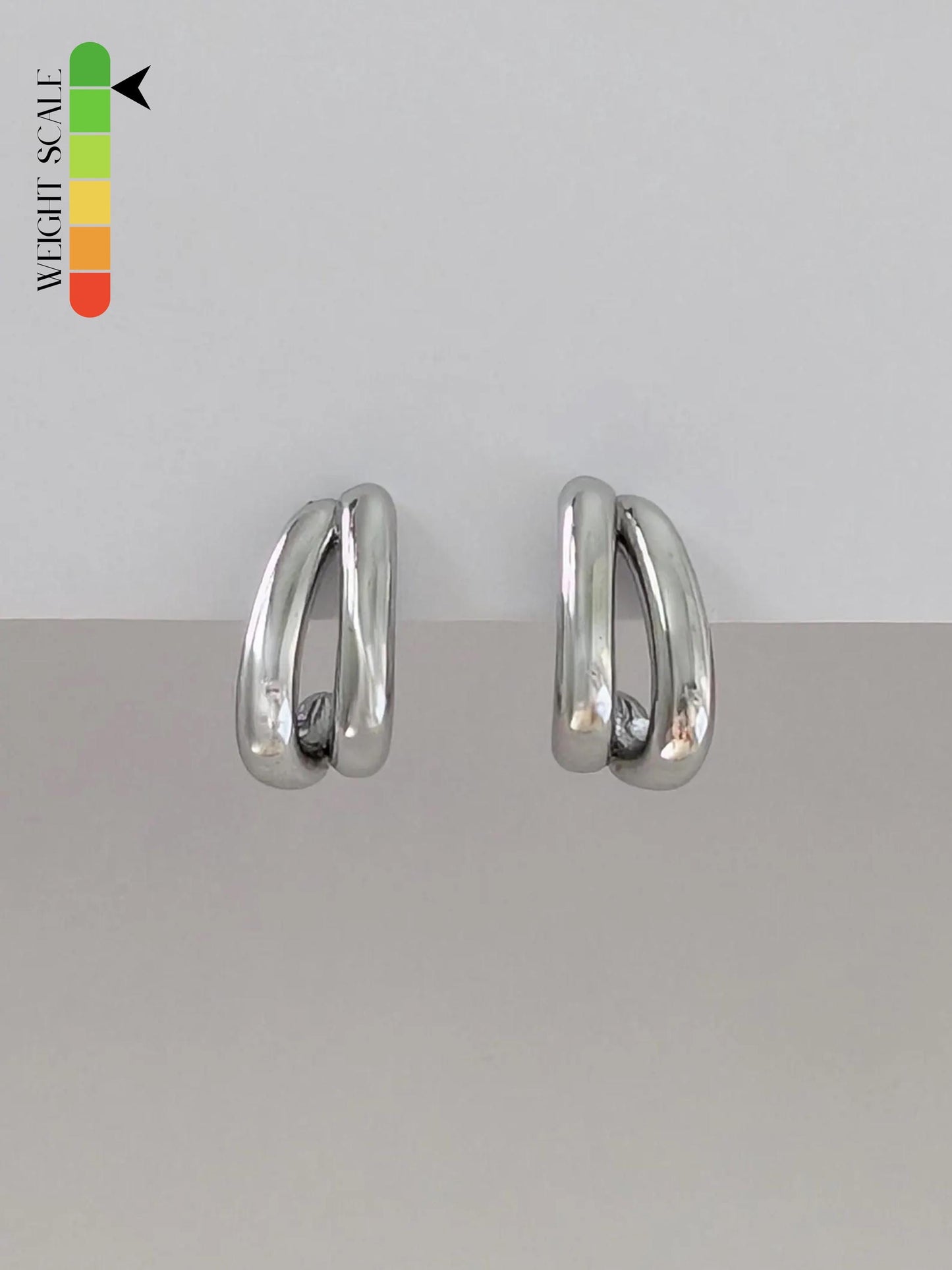 Sina Mini Double Hoop Earrings