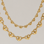Amore Puff Mariner Chain Necklace