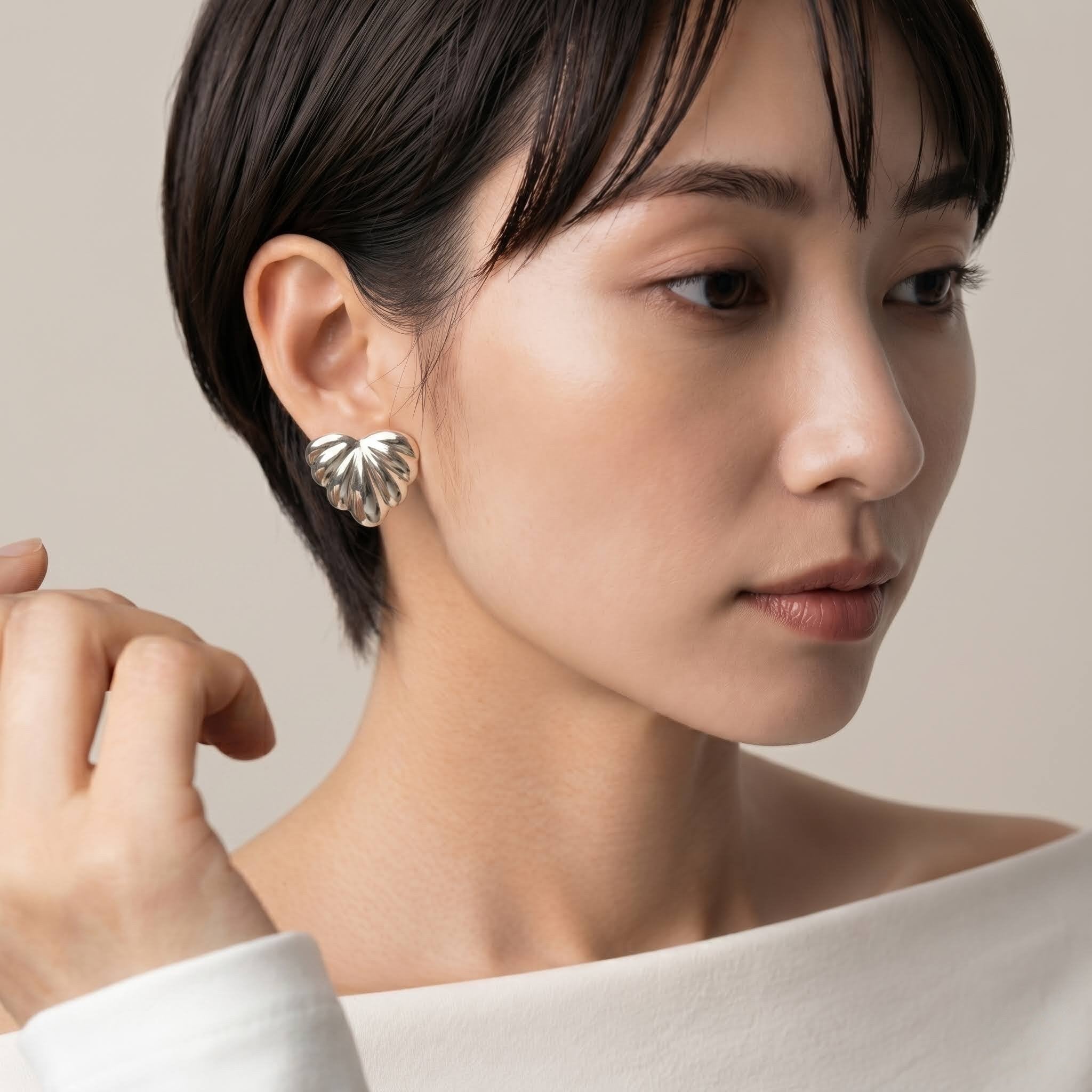 Amore Earrings - Silver