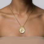 Zodiac Medallion Pendant Necklace