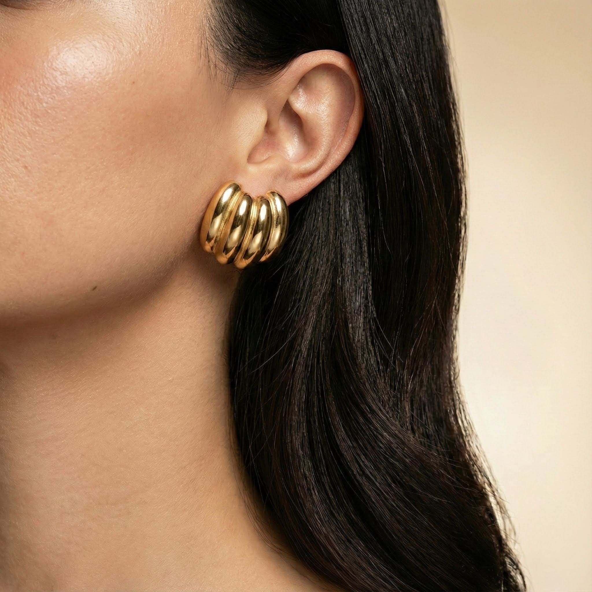 Banana Vintage Stud Earrings