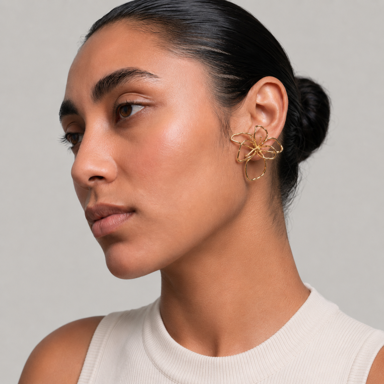 Boucles d'oreilles Ora - Doré