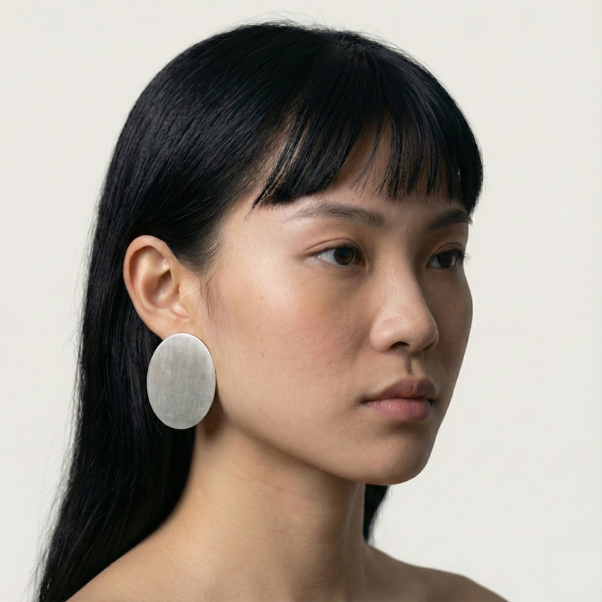 Roma Stud Earrings - Silver