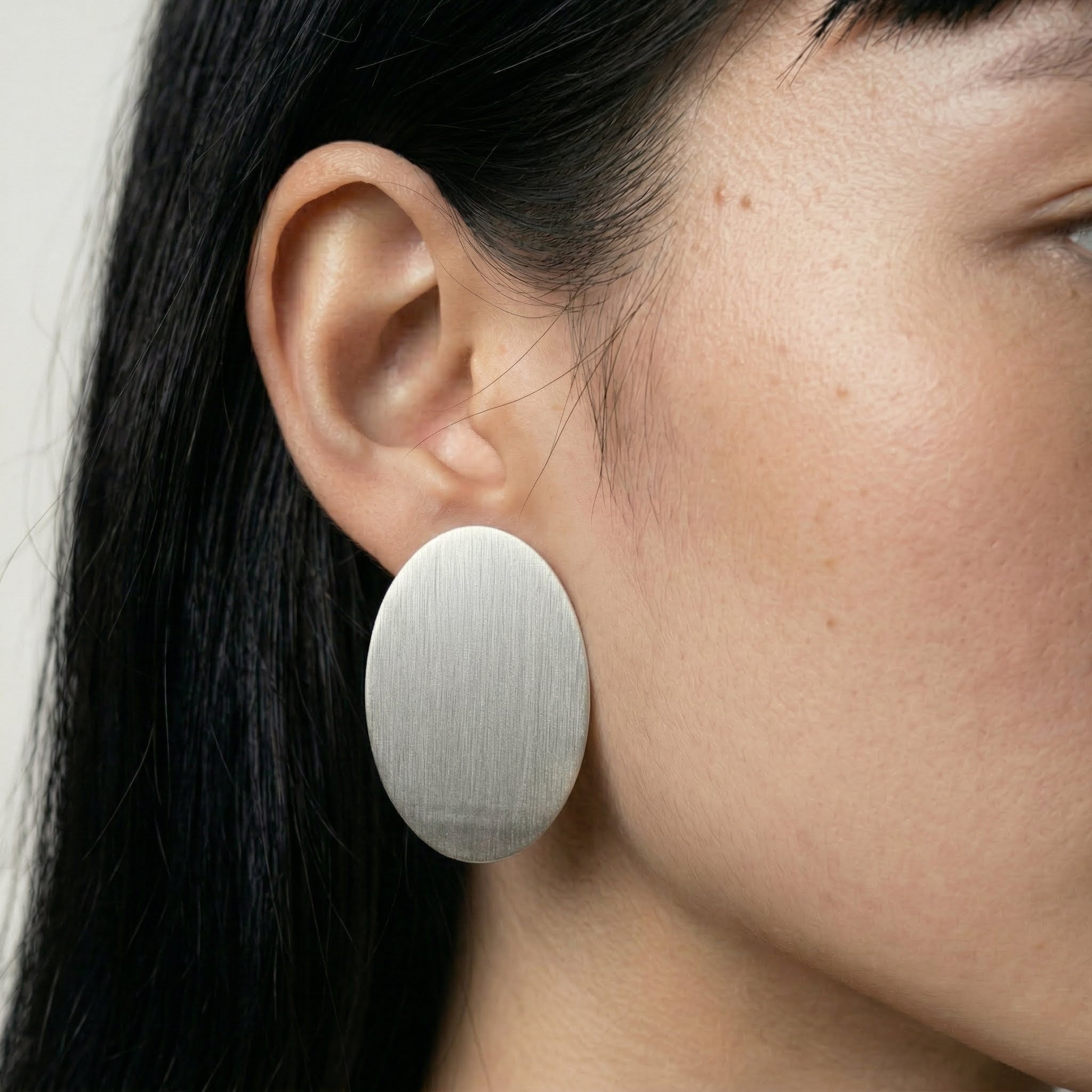 Roma Stud Earrings - Silver