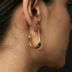 Boucles d'oreilles pendantes Cygne