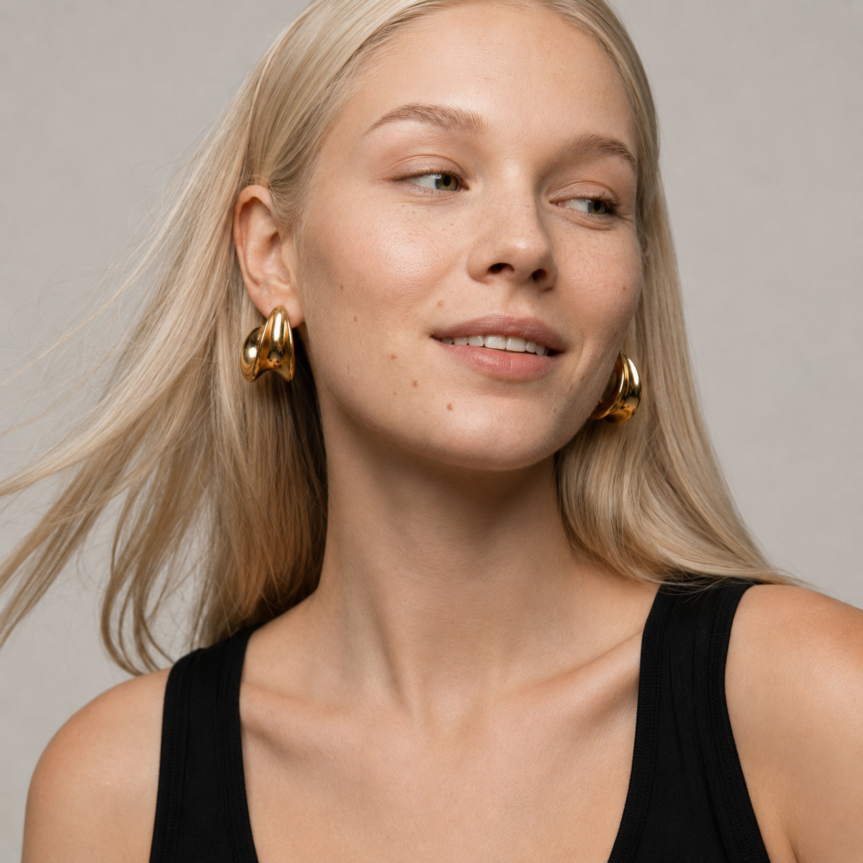 Alien Hoop Earrings