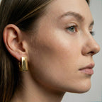 Nita Hoop Earrings - Gold