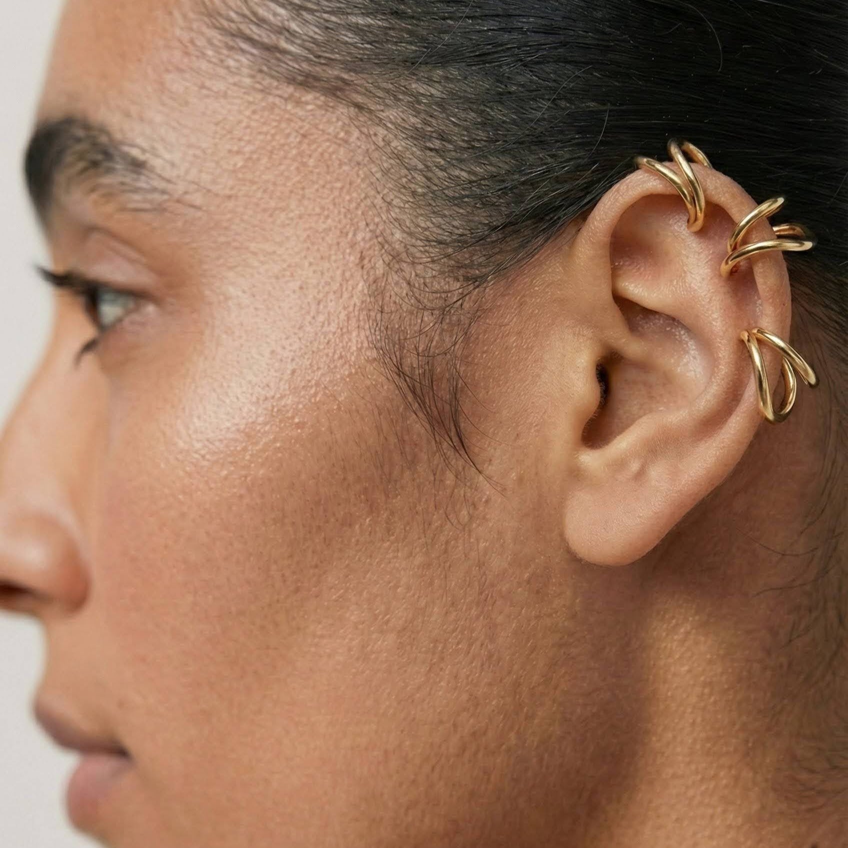 Teena Gold Ear Cuff
