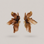 Flora Earrings - Amber