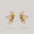 Flora Earrings - Peach