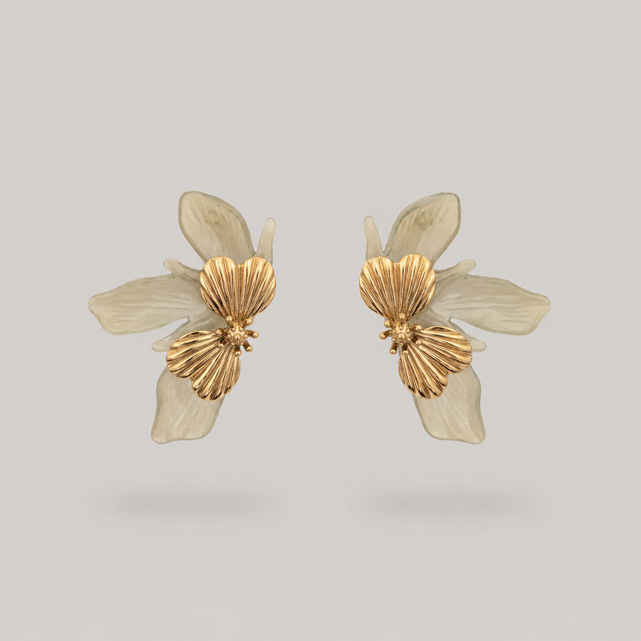 Flora Earrings - Pistachio