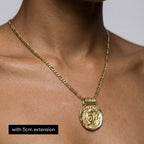 Zodiac Medallion Pendant Necklace