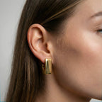 Nita Hoop Earrings - Gold