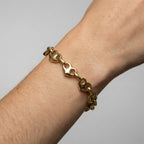 Amore Puff Mariner Chain Bracelet