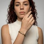 Amore Puff Mariner Chain Bracelet