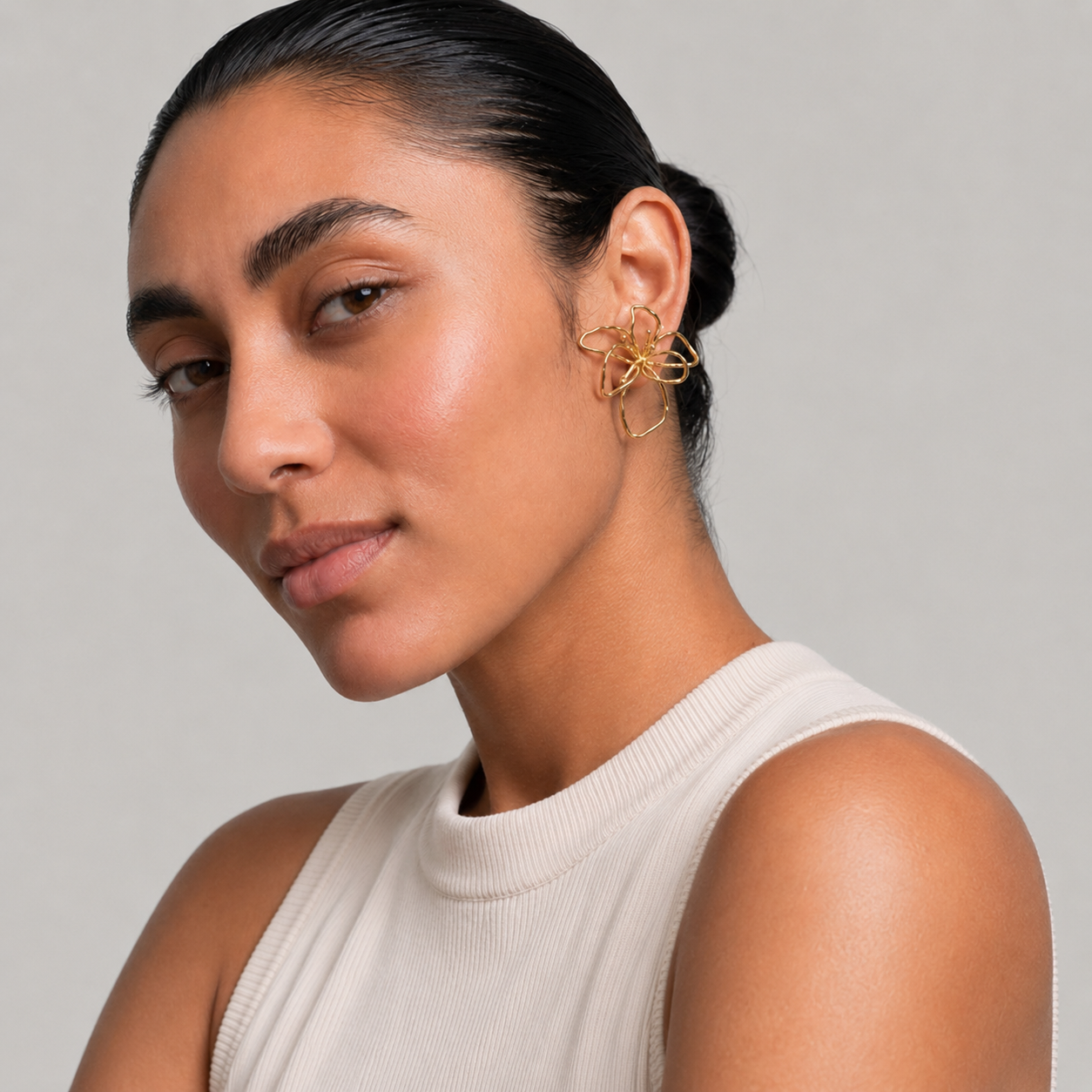 Boucles d'oreilles Ora - Doré