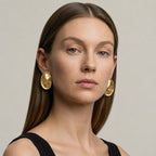 Palermo Stud Earring - Gold