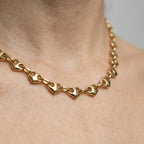 Amore Puff Mariner Chain Necklace