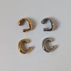 Set of ears cuffs on a white background.
