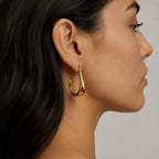 Swan Drop Earrings