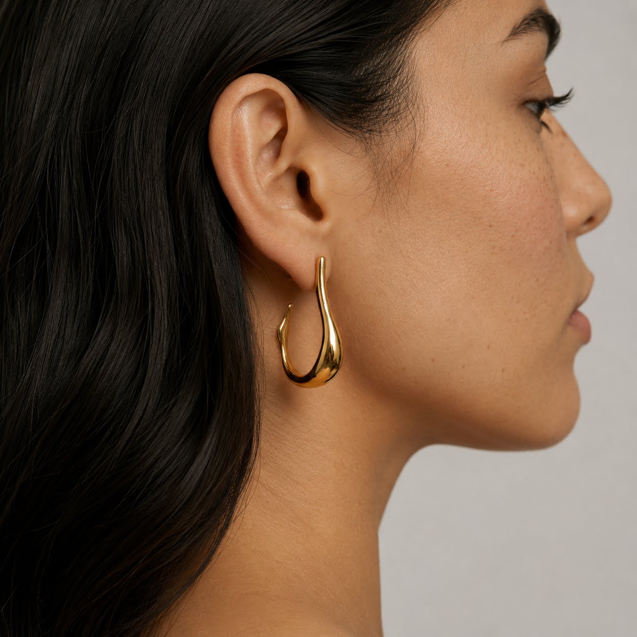 Swan Drop Earrings
