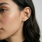 Aqua Evil Eye Ear Cuff