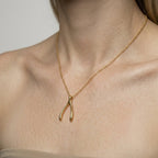 Trevi Wishbone Necklace