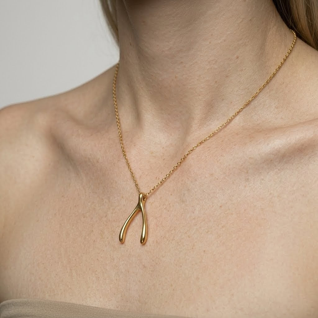 Trevi Wishbone Necklace