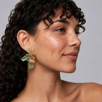 Flora Earrings - Pistachio
