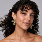 Flora Earrings - Pistachio