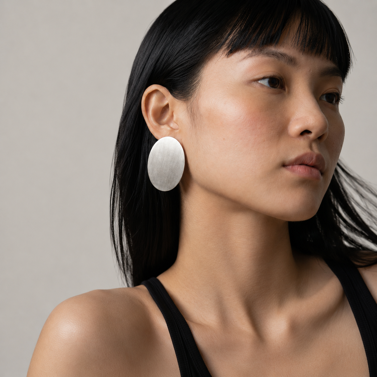 Roma Stud Earrings - Silver