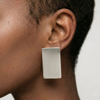 Milano Stud Earrings - Silver