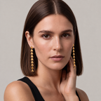 Mahi Drop Earrings - Large