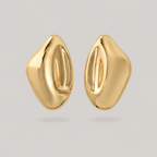 Oyster Earrings - Gold