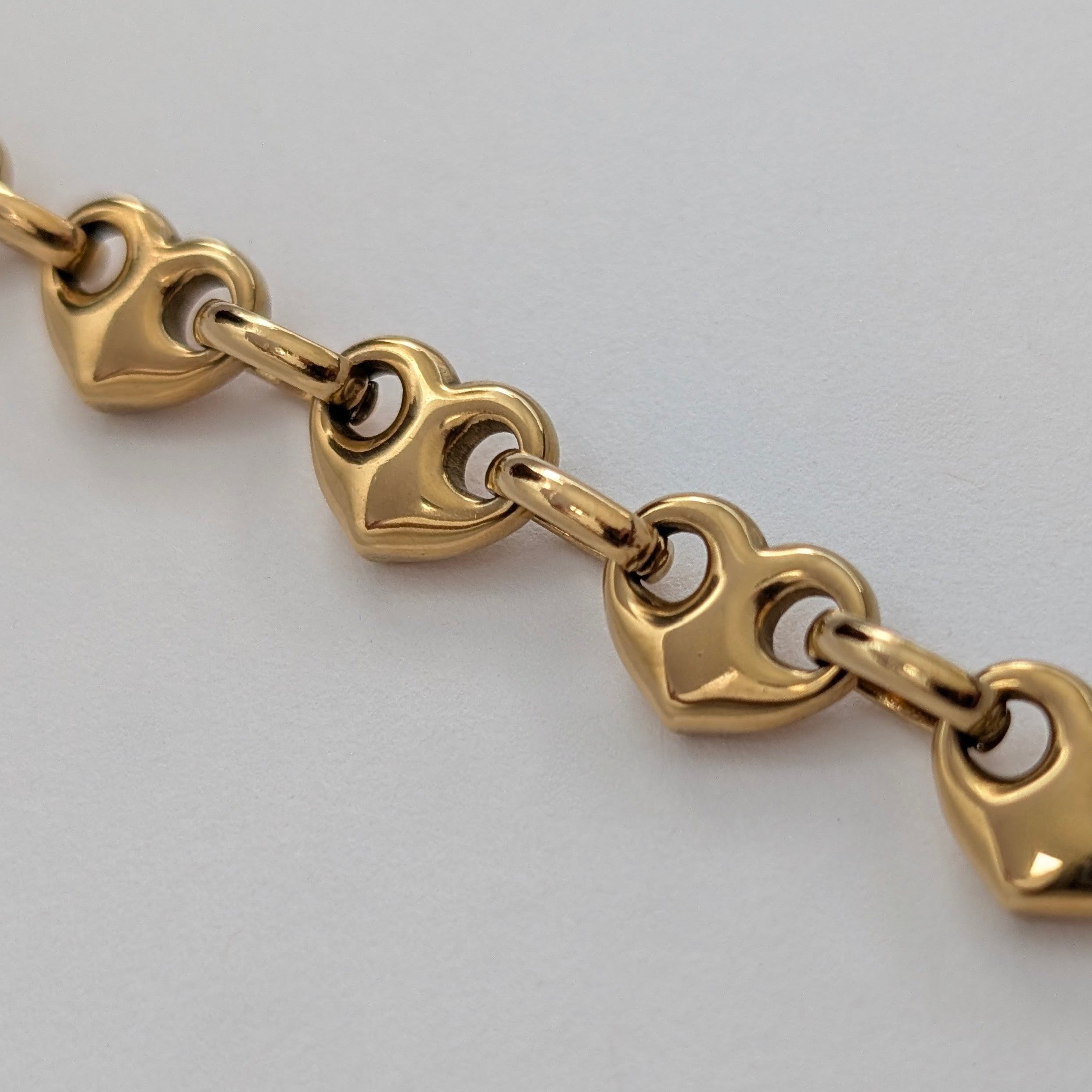 Amore Puff Mariner Chain Bracelet