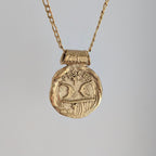 Zodiac Medallion Pendant Necklace