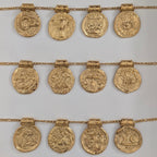 Zodiac Medallion Pendant Necklace