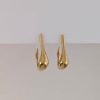 Boucles d'oreilles pendantes Cygne