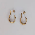Boucles d'oreilles pendantes Cygne