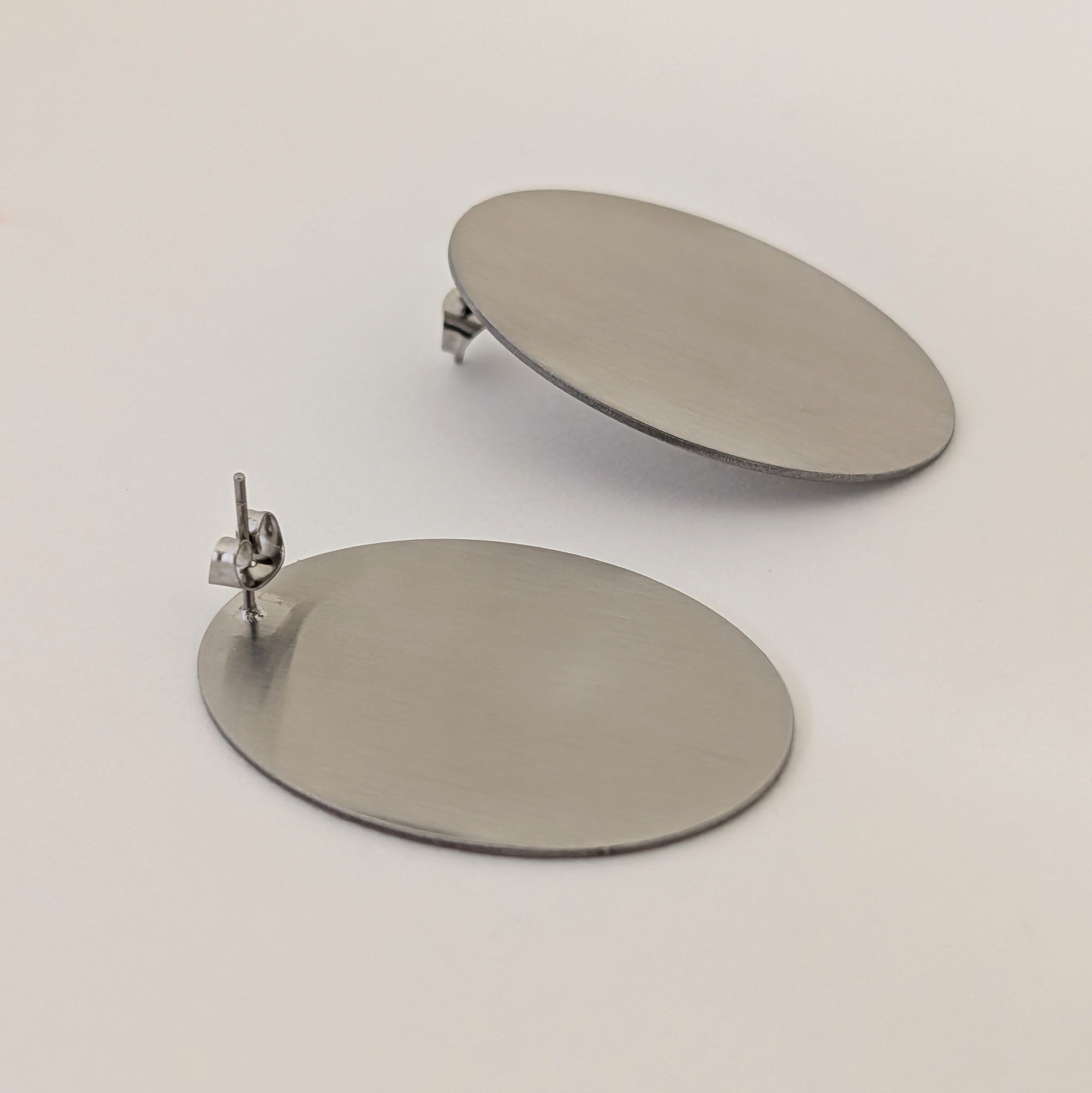 Roma Stud Earrings - Silver