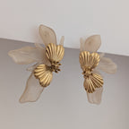 Flora Earrings - Peach