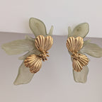 Flora Earrings - Pistachio