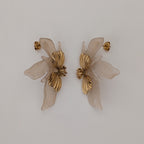 Flora Earrings - Peach