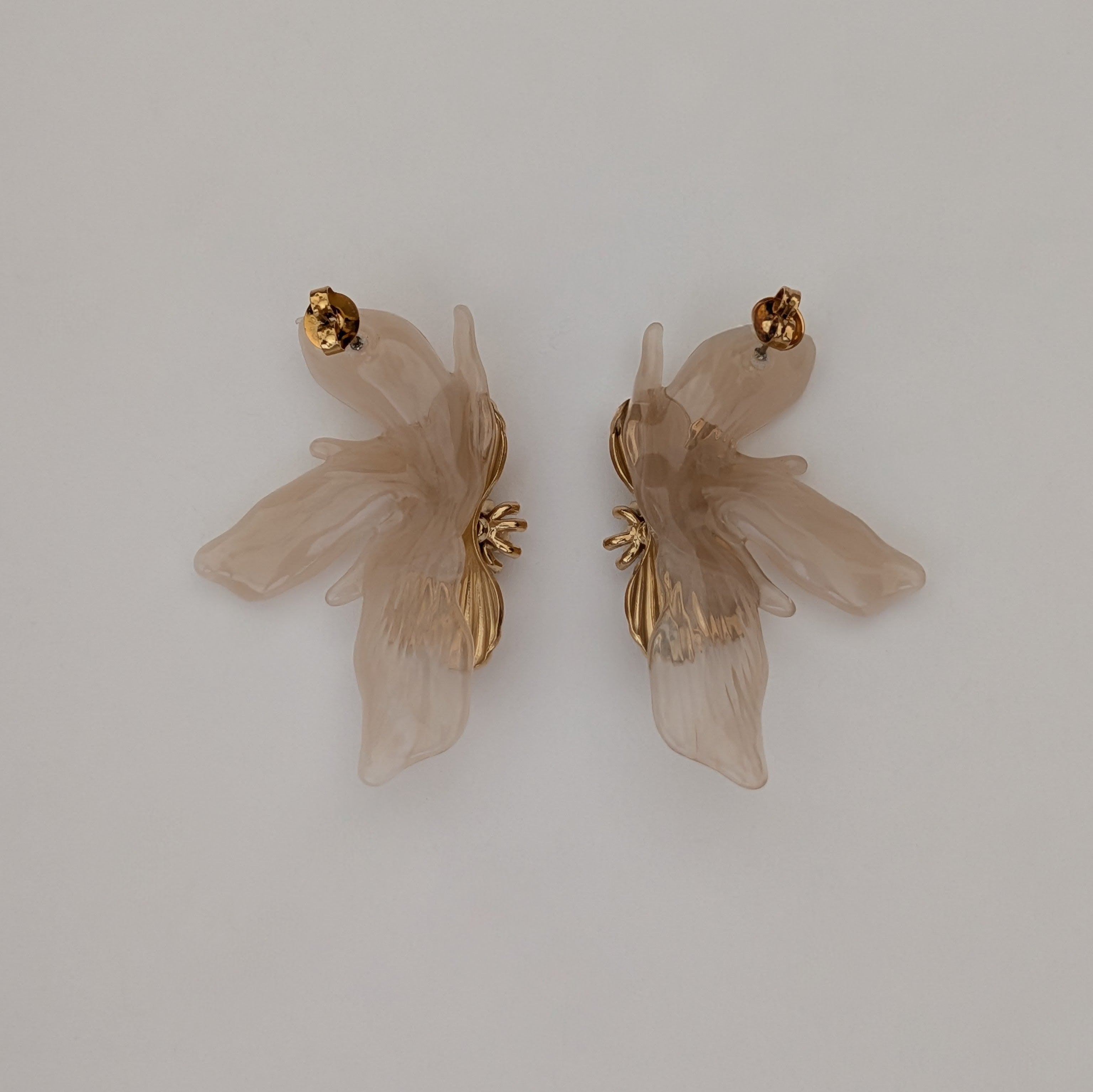 Flora Earrings - Peach